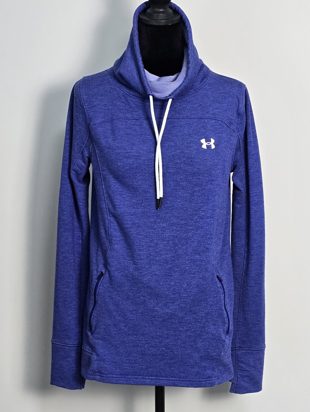 Under Armour Women's Royal Blue Turtleneck Pullover Sweater